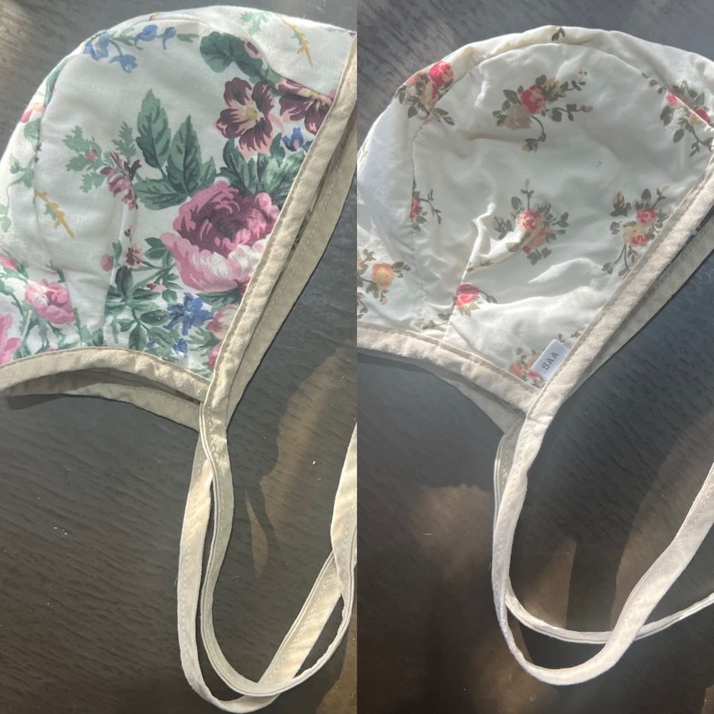 Sweet As April Reversible Floral Bonnet